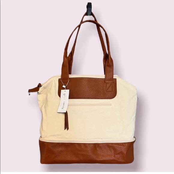 Graf Lantz Bags Graf Lantz Canvas Vegan Leather Carryon Travel